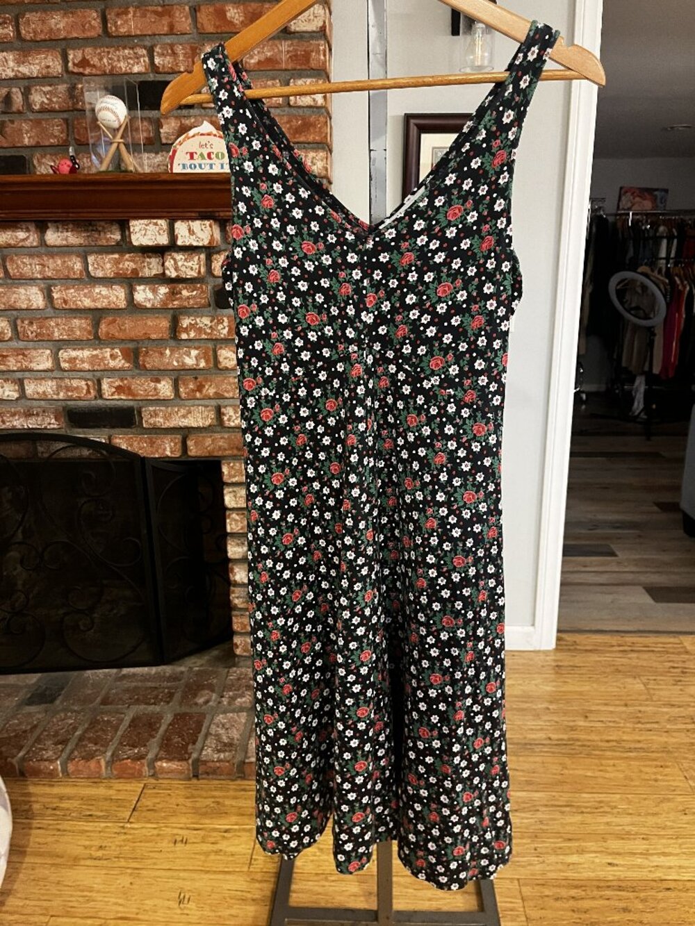 ✨ Vintage Diane von Furstenberg Floral Dress Size 10 | Effortless Chic ✨